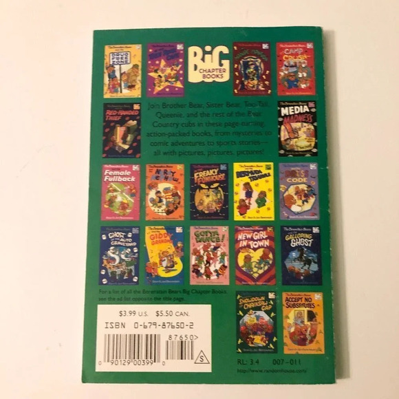 Vtg 1997 The  Berenstain Bears and the Haunted Hayride by Stan Berenstain - Picture 16 of 16